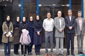 حضور مدیر درمان دانشگاه علوم پزشکی گیلان در بیمارستان ۳۱ خرداد منجیل