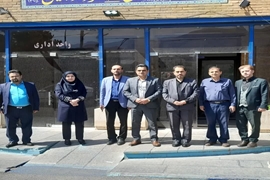 تجلیل فرماندار و هیات همراه از پزشکان بیمارستان 31 خرداد منجیل بمناسبت روز پزشک